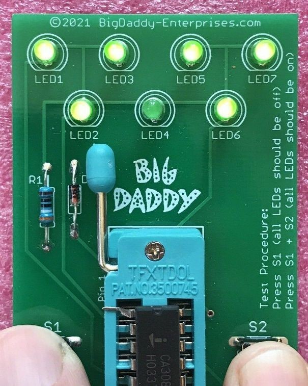 Big Daddy 3081/CA3081/SG3081 Transistor Array Tester