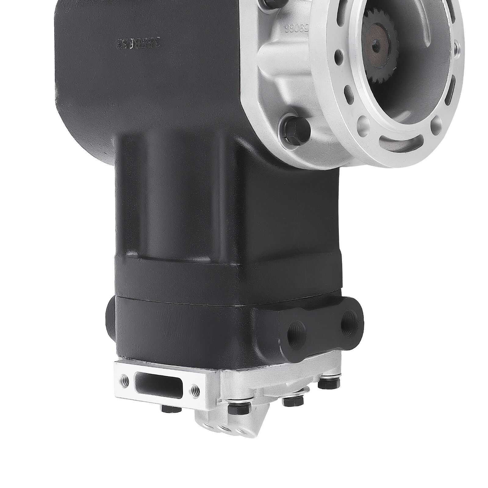 Black Air Brake Compressor for Cummins Engine N14/ N14 CELECT/ N14 CELECT PLUS