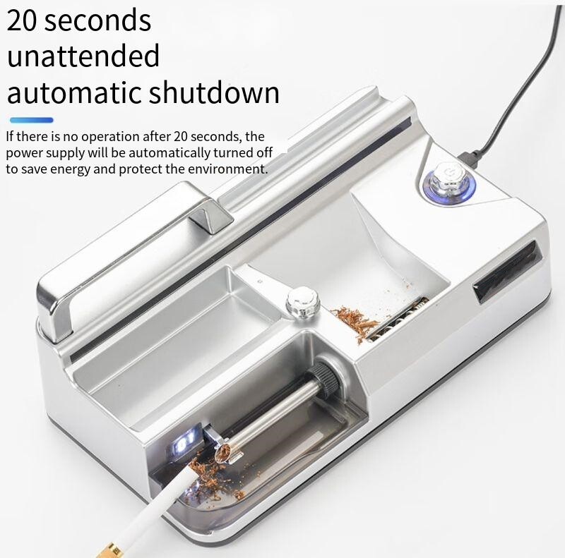5.5/6.5/8mm Automatic Cigarette Rolling Machine Electric Tobacco Injector Maker