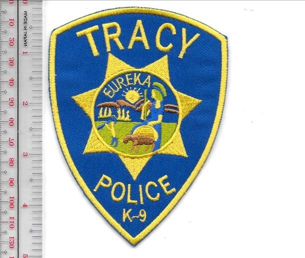 K-9 Police California Tracy Police Department Canine Unit Officer NO TARIFF