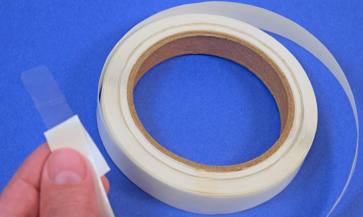 Clear Rectangular Labels 1.5" x .5" Extreme Stick Perforated 500 Roll #515CLRESP