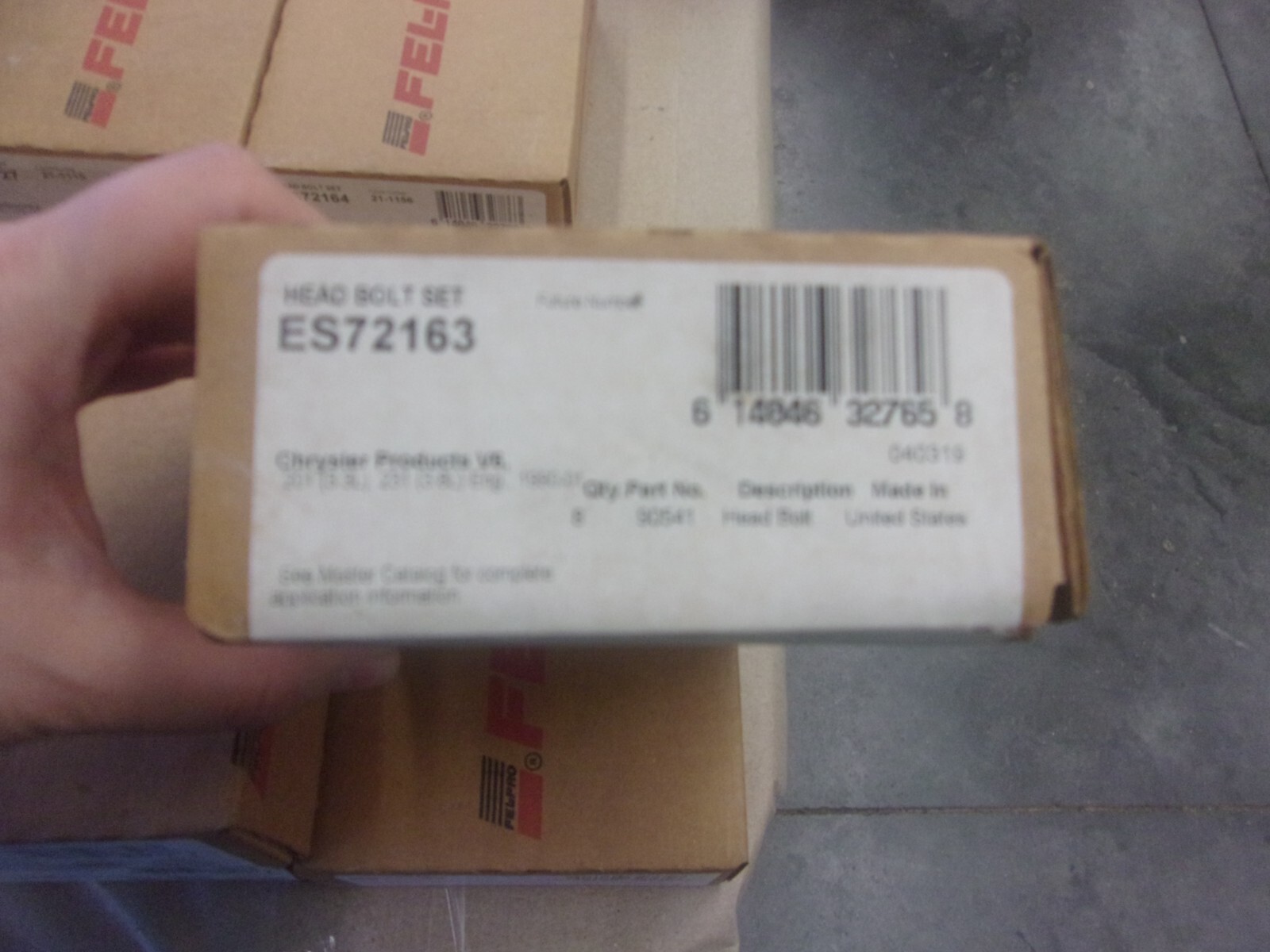 Felpro  FEL-PRO Cylinder Head Bolt ES72163