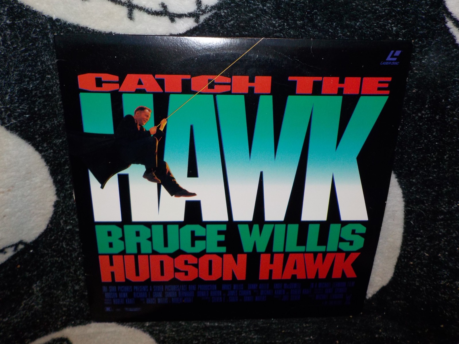 Hudson Hawk Laserdisc LD Bruce Willis Danny Aiello Andie MacDowell Free Ship $50