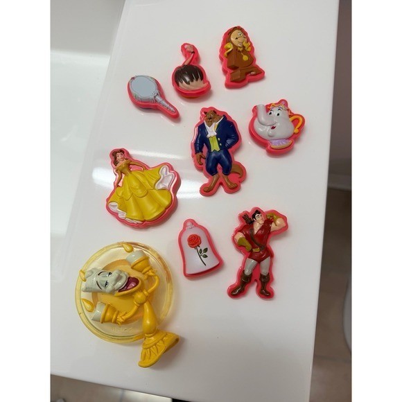 Vintage 90's beauty and the beast bathroom bundle pieces