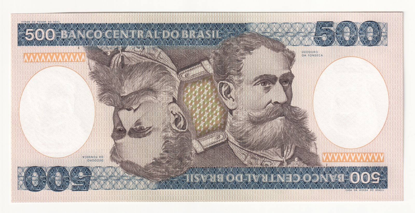 Brazil 500 Cruzeiros Deodoro da Fonseca banknote UNC