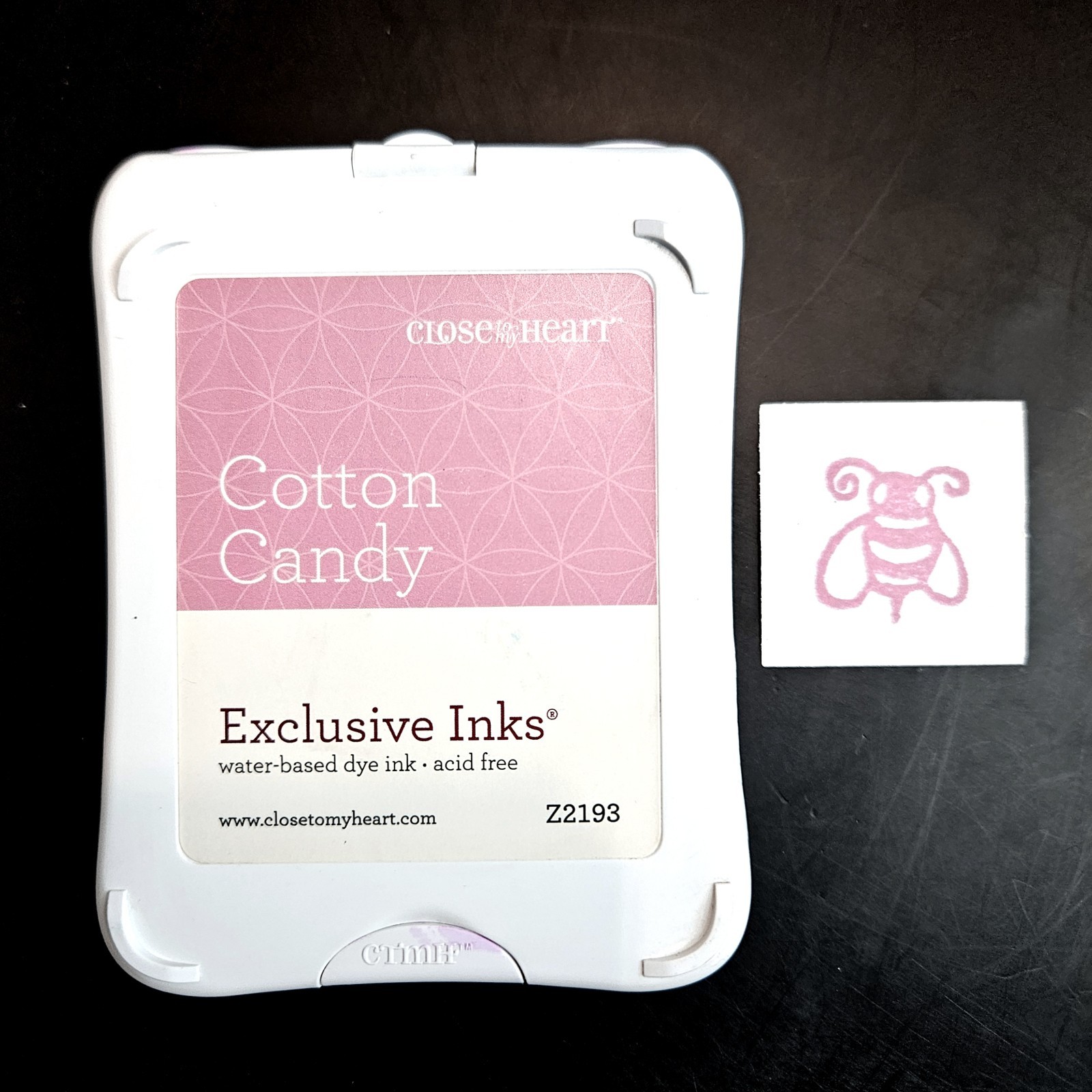 COTTON CANDY PINK Dye Ink Pad Close To My Heart Exclusive Ink CTMH Stamping gt4