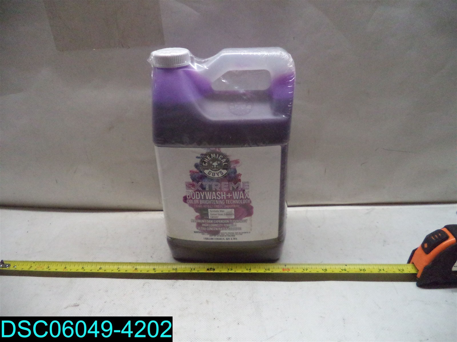 1 GAL Chemical Guys Extreme Body Wash & Wax Car Wash Shampoo CWS207 811339028999