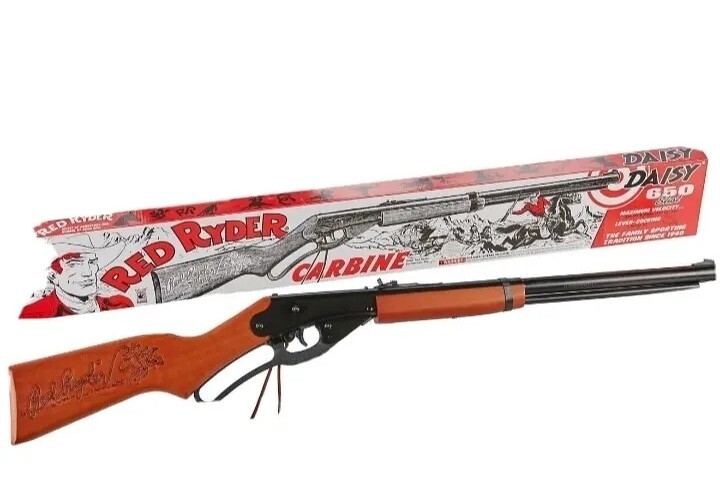 New Daisy Red Ryder Carbine 650 Original Design .177 Cal Wood Stock BB Gun