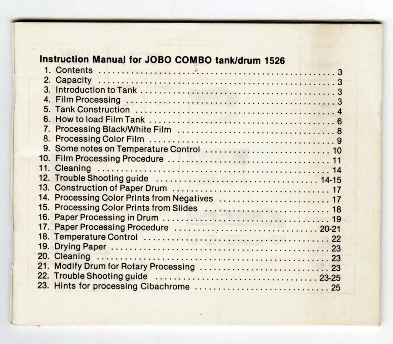 Jobo Combo 1526 Black & White Film & Paper Processing