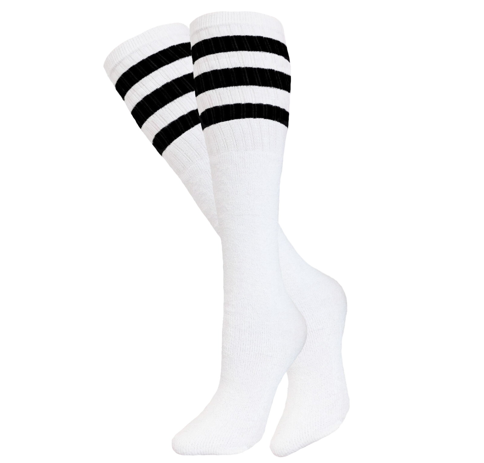 5 PAIRS DIFFERENT COLORS SPORTS TUBE SOCKS 22 INCH OLD SCHOOL LONG SOCKS COTTON