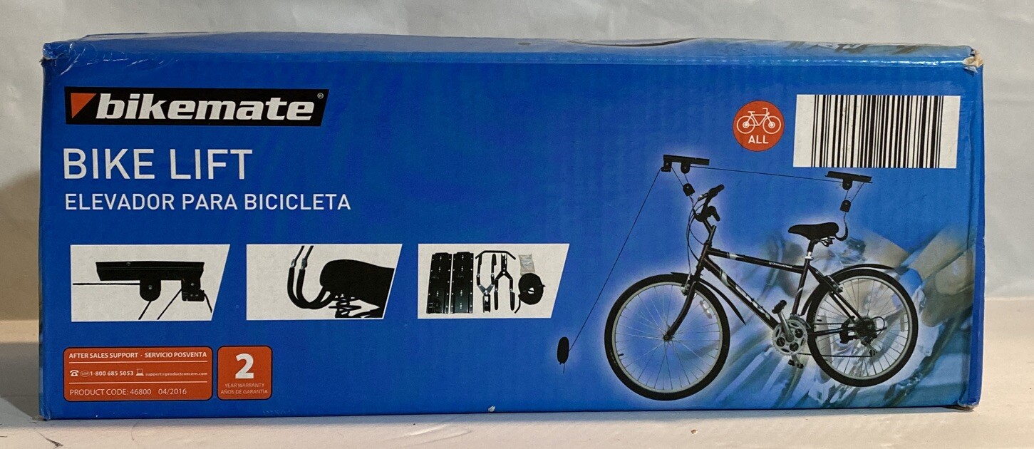 Bikemate Ceiling Hoist Rope Lift Hanger Bicycle Kayak Ladder Storage Kit