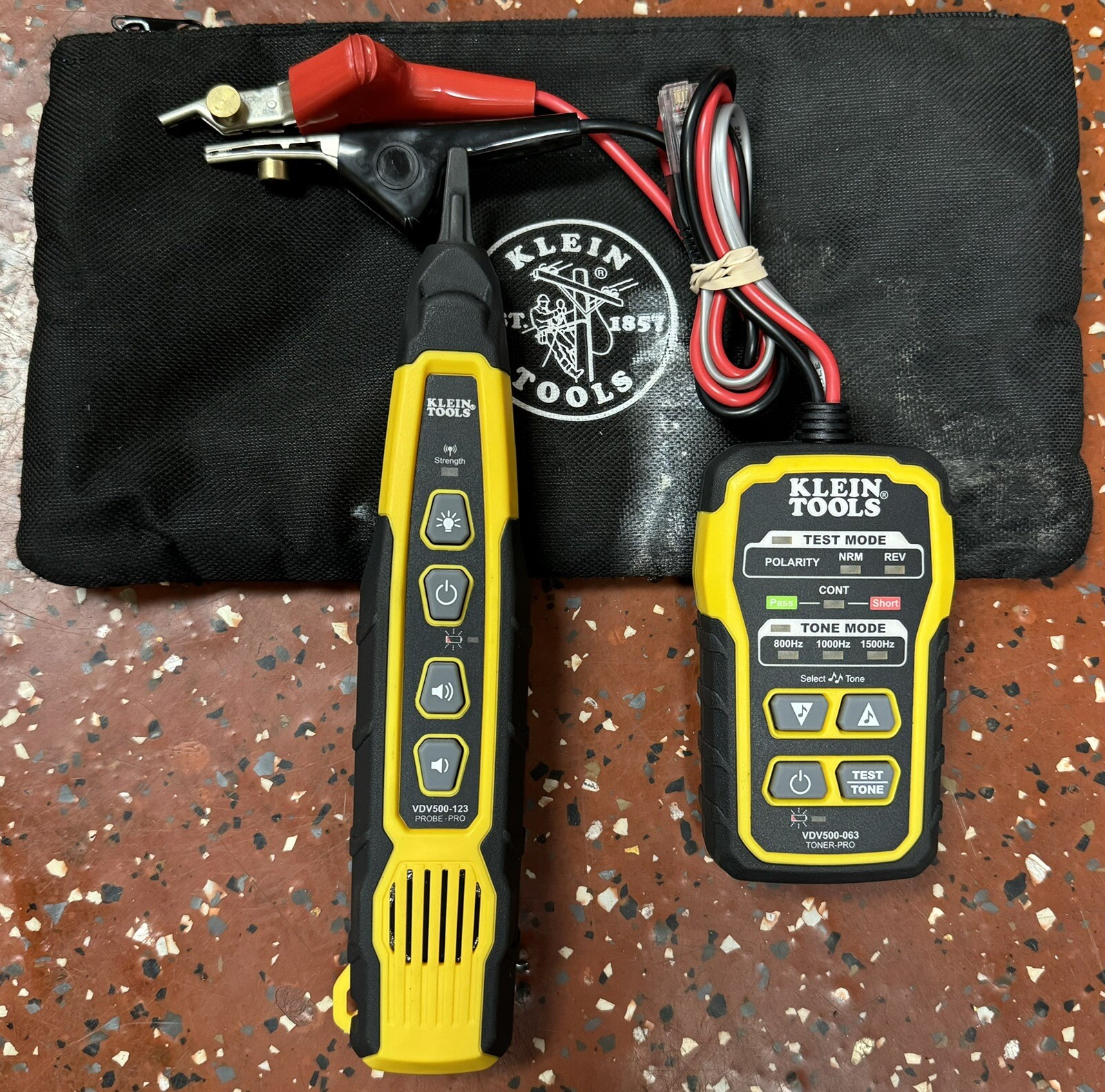 Klein Tools Digital Toner Probe(VDV500-063) and Tracing Probe(VDV500-123) Set