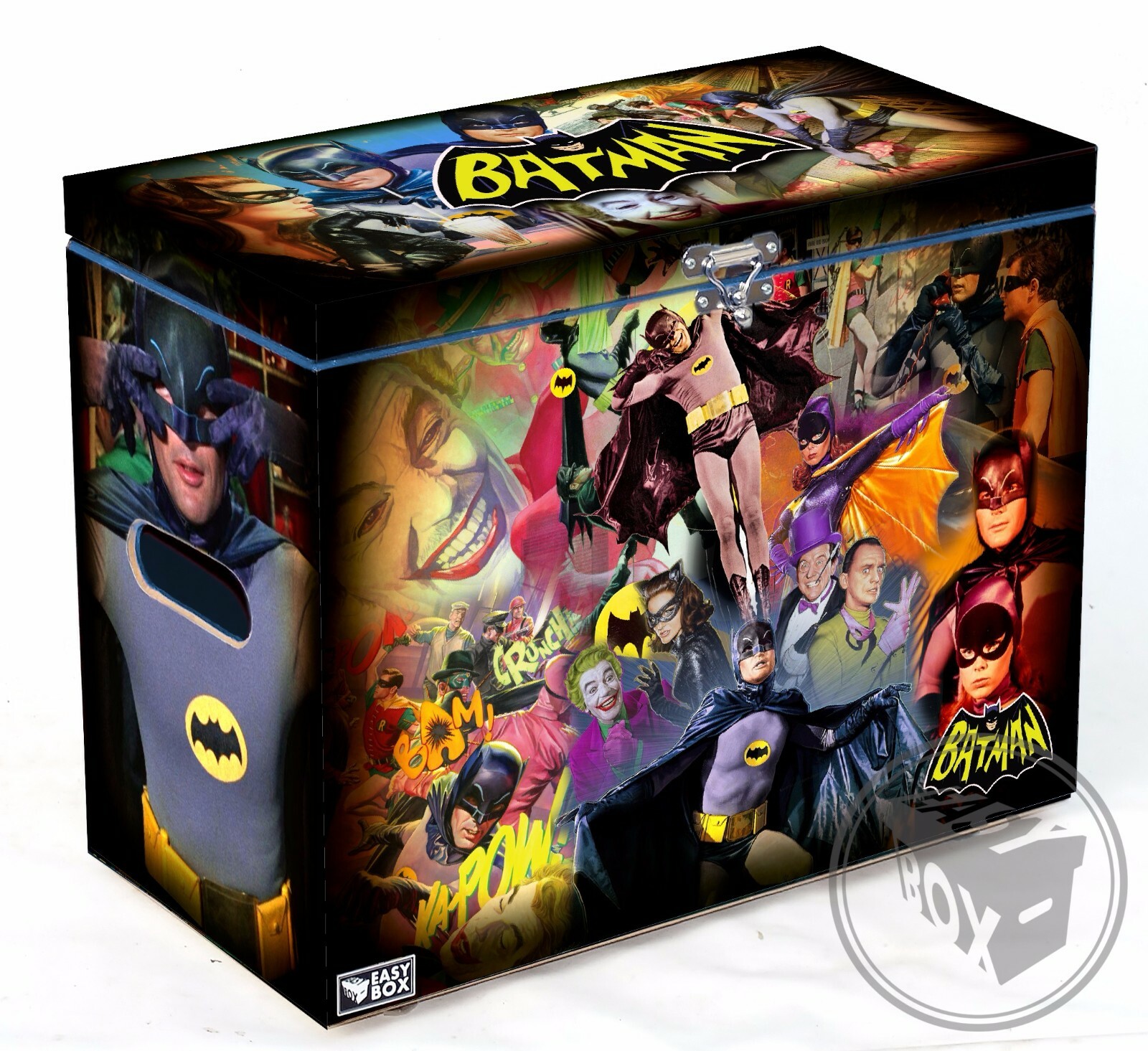 Batman 66 TV Series - Large Comic Book Hard Box Chest MDF