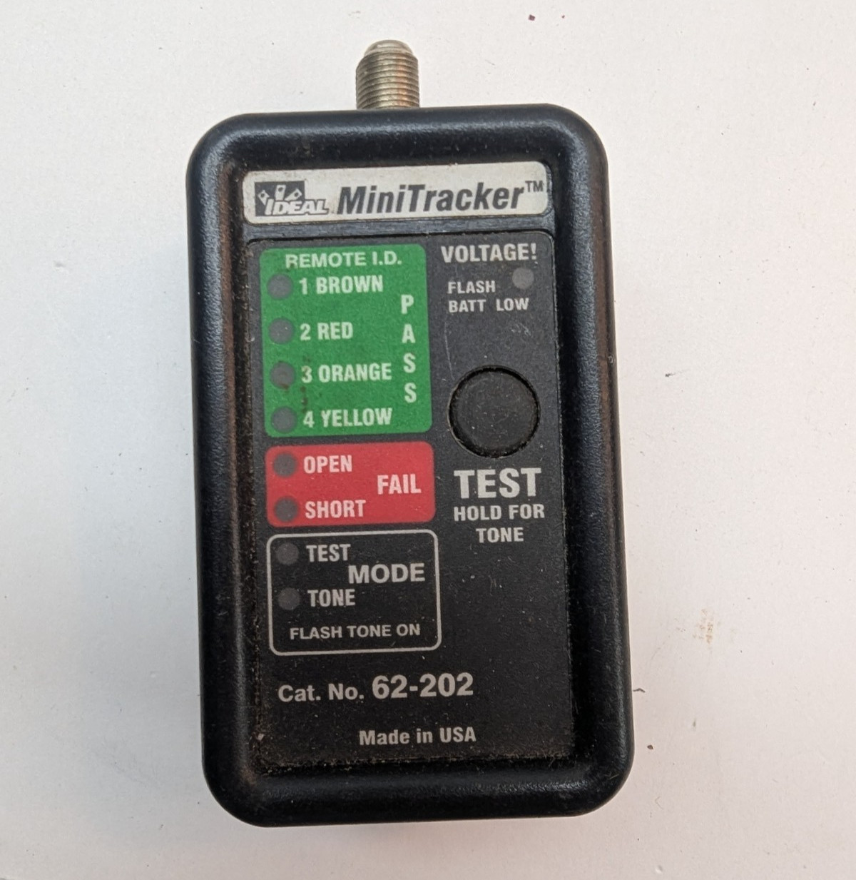 Vintage Ideal 62-202 Mini Tracker Coax Mini-Tester Made in USA