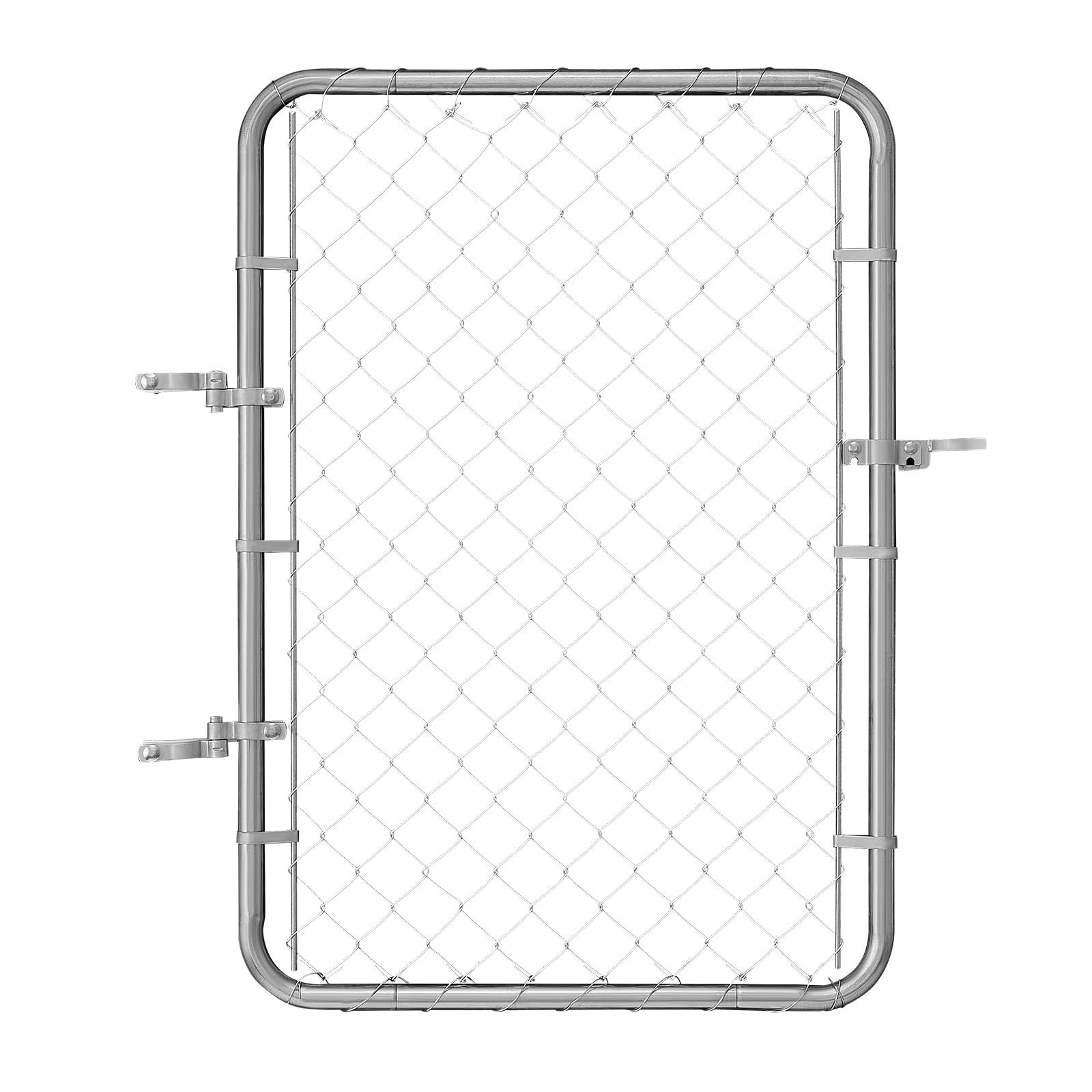 VEVOR Chain Link Fence Gate 32x46 in Adjustable Rust-Resistant
