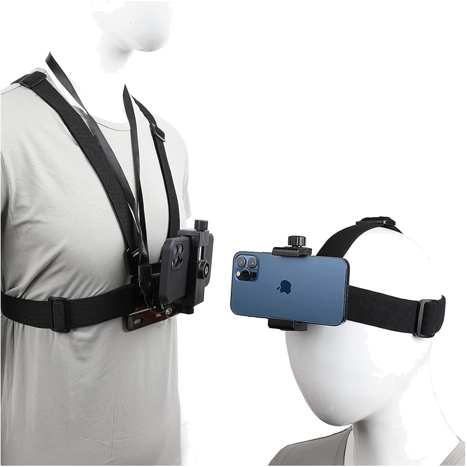 Accessory Kit for DJI Osmo Action: Camera Chest Strap, Camera Head Mount, Camera