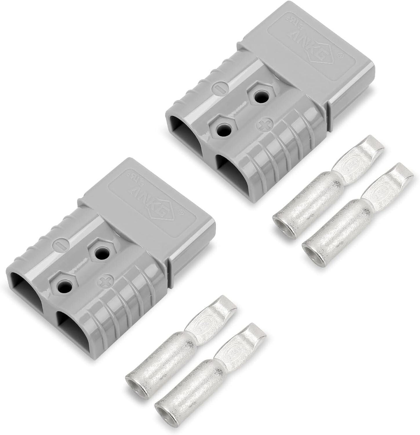 2Pcs For 120A 600V For ANDERSON PLUG Cable Battery Power Connector Terminals