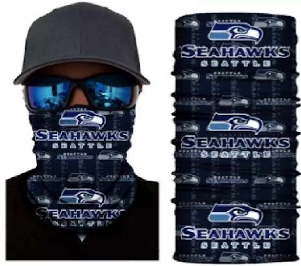 Neck Gaiter Face Mask Fishing Sun Headwear Protection Seattle Seahawks Football