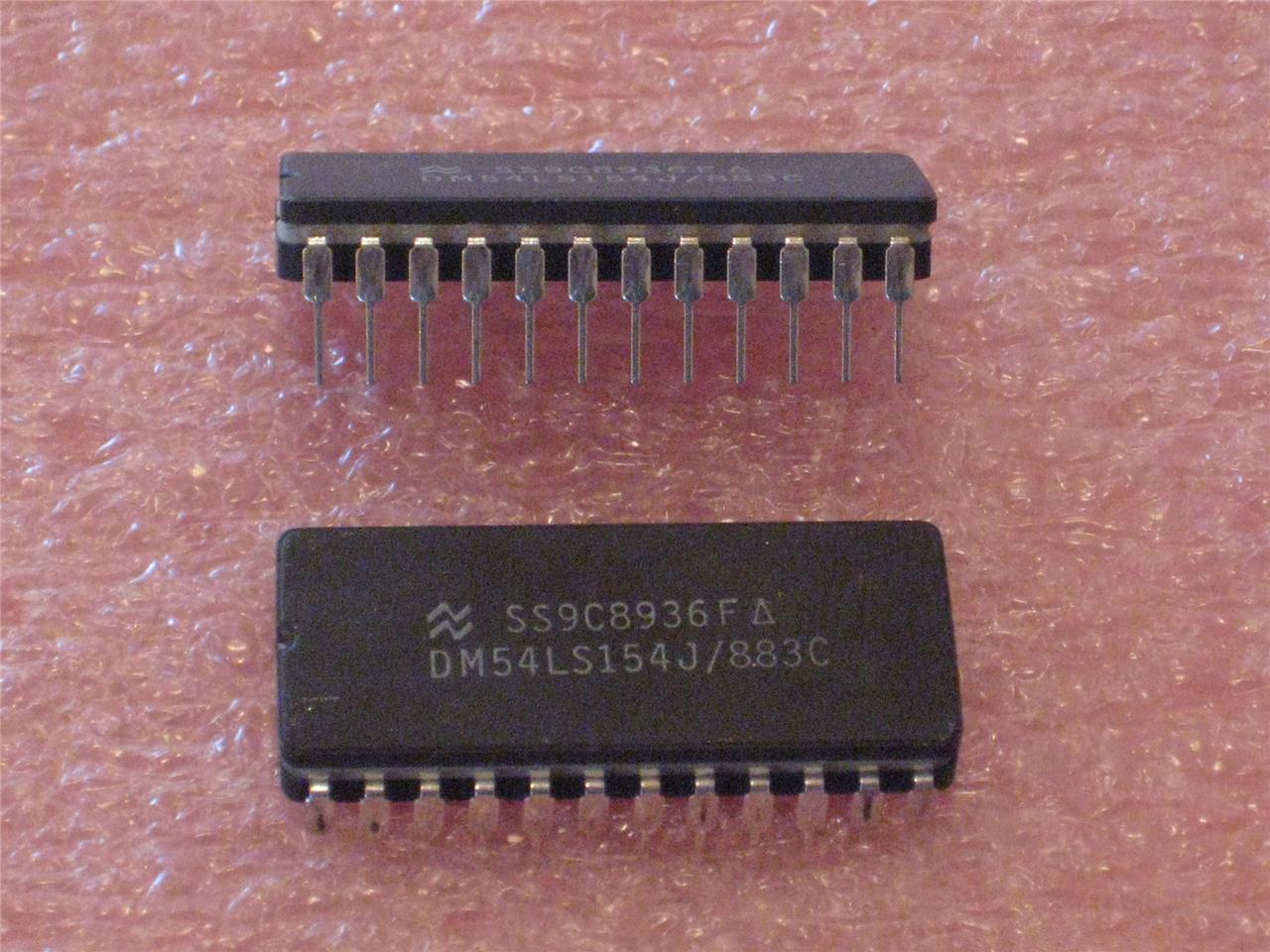 DM54LS154J/883 54LS154 NATIONAL LINE DECODERS/ DEMULTIPLEXERS (Qty 2) ***NEW***