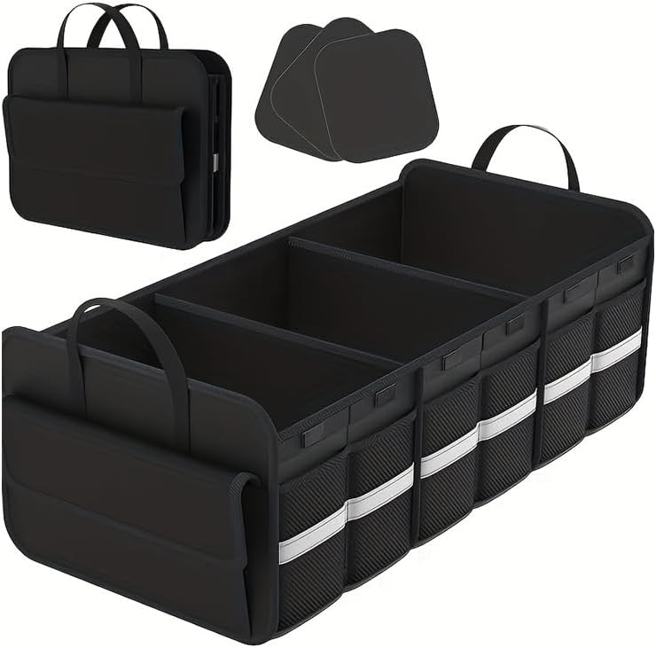 CloudDream Car Trunk Organizer, 35.4" Foldable Cargo Storage for SUV