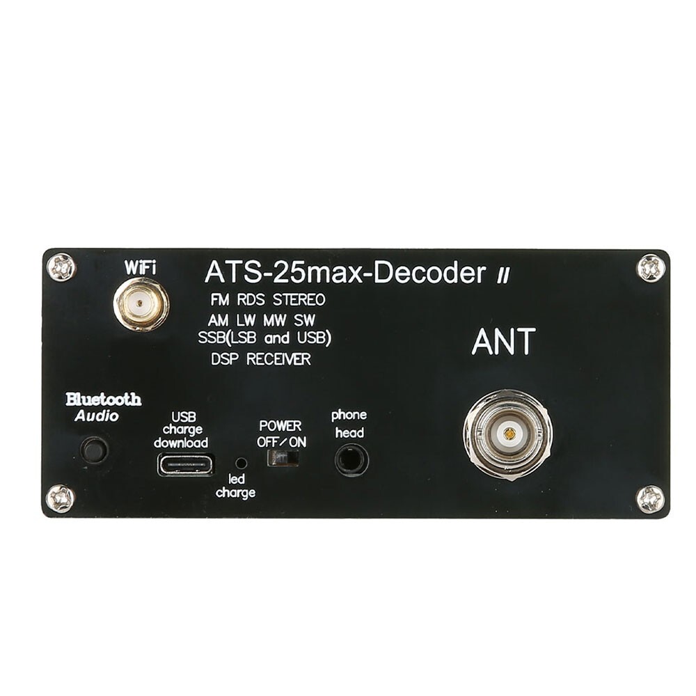 ATS25 Max Decoder II Bluetooth Full Radio Receiver FM SW MW LW Touch Screen US