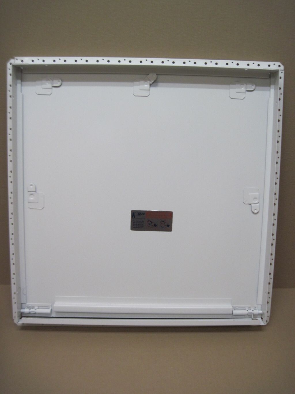 Karp KDW 24" X 24" Stud White Flush Access Door for Dry Wall Surfaces