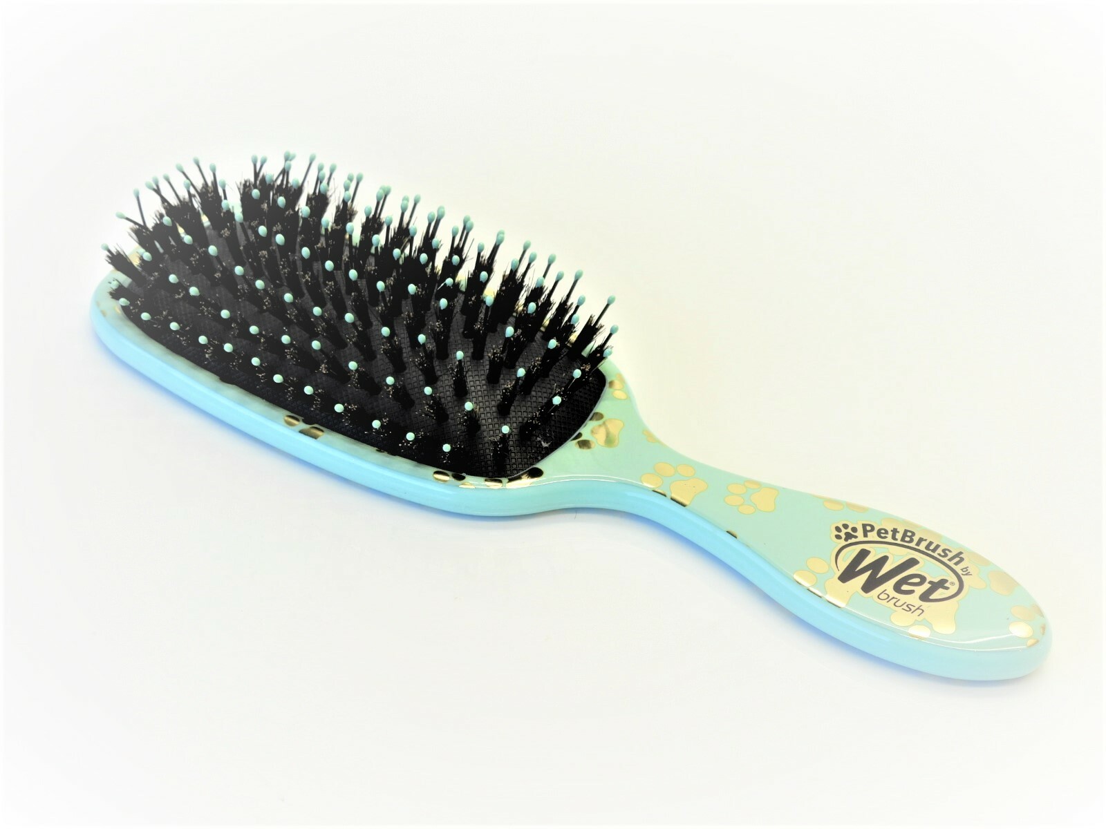 PetBrush by WetBrush Wet Pet Smooth & Shine Large Dog Detangler Brush Color Seaf