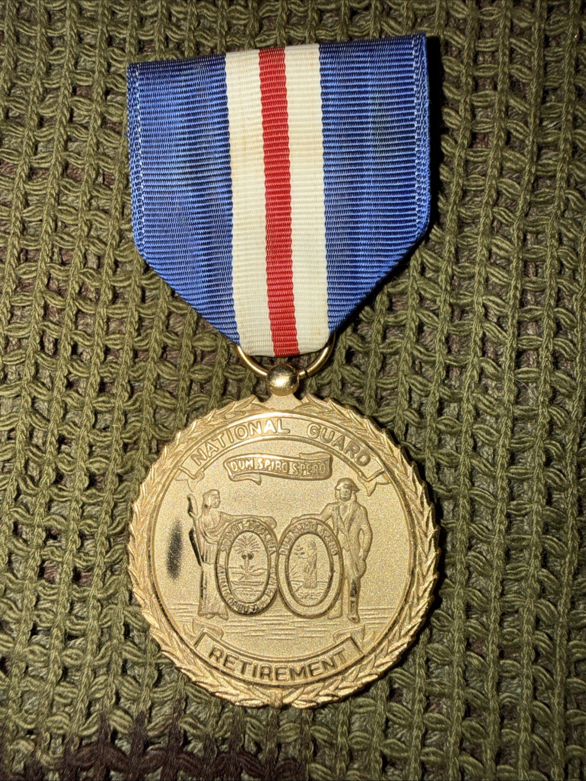 USGI South Carolina NATIONAL GUARD Retirement  MEDAL -scarce!!!!