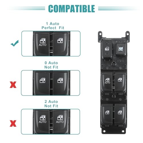 Front Left Window Switch for Hyundai Sonata 2005-2007