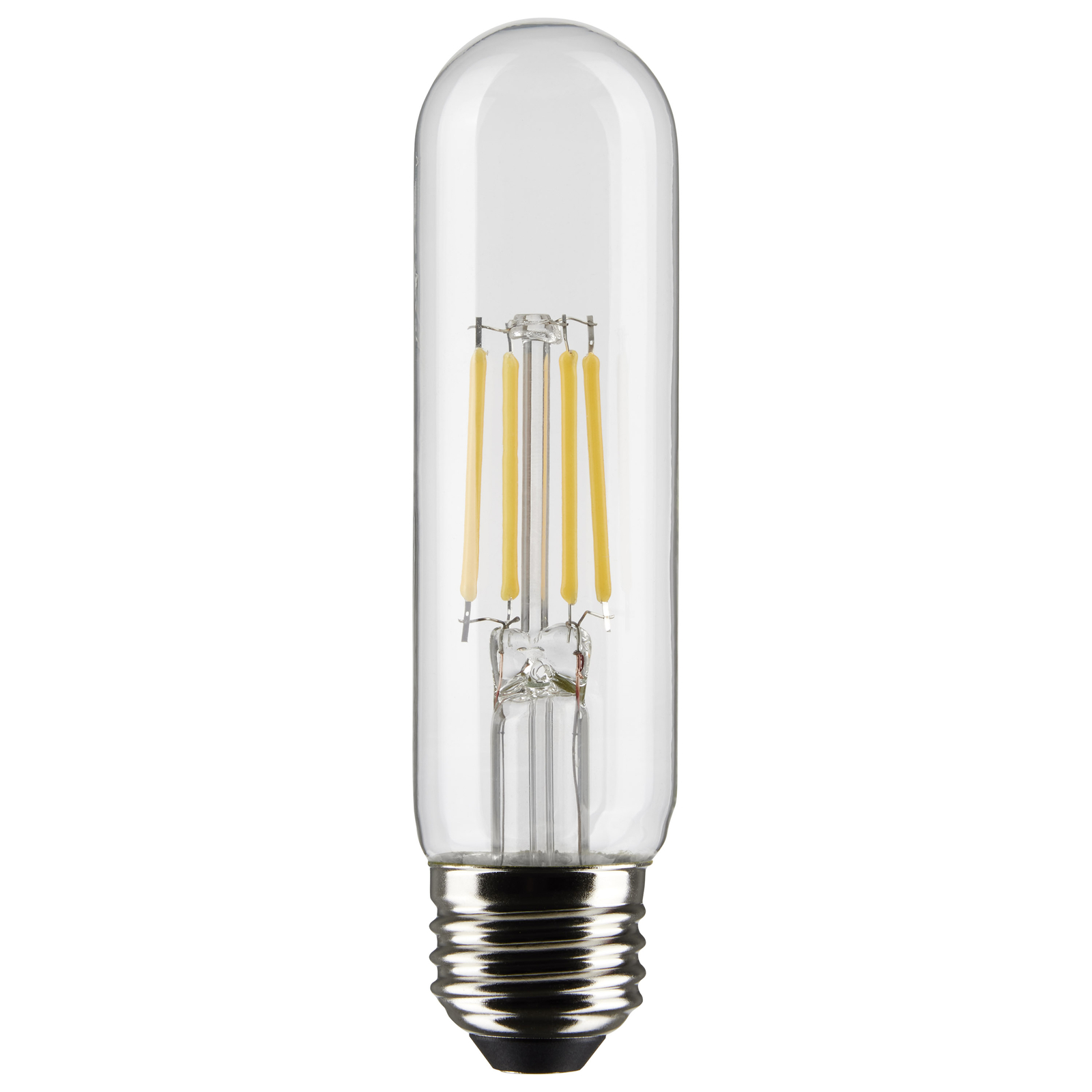 Satco S21346 LED Filament 120V 5.5W 40W Dimmable T10 Medium E26 4000K Cool White