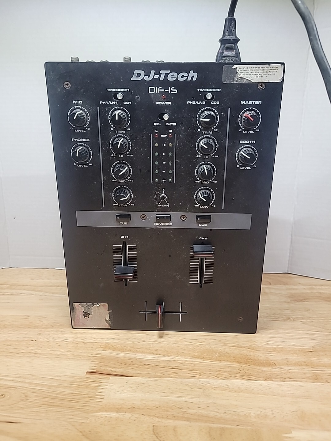 DJ-Tech DIF-IS Profesional Dj Mixer Pre-owned