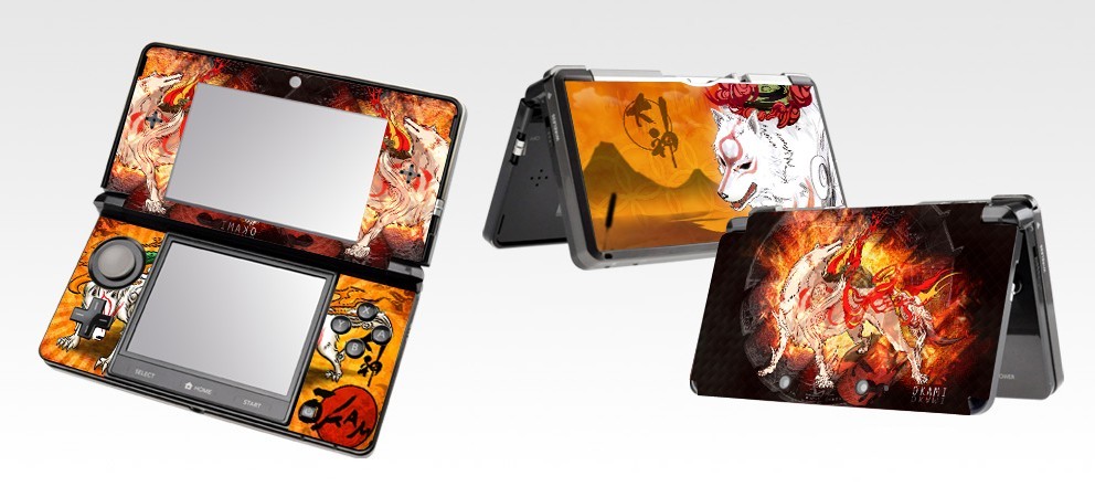 Okami Wolf 315 Vinyl Decal Skin Sticker Cover Protector for Nintendo 3DS
