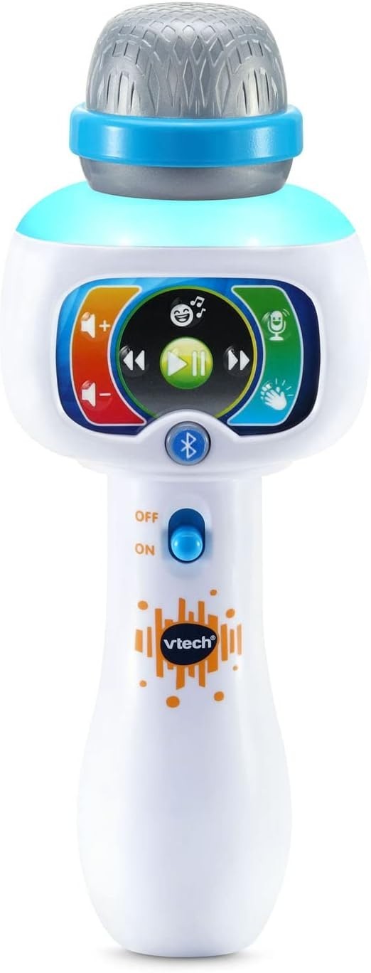 VTech Sing It Out Karaoke Microphone Bluetooth Wireless Technology White *NEW*