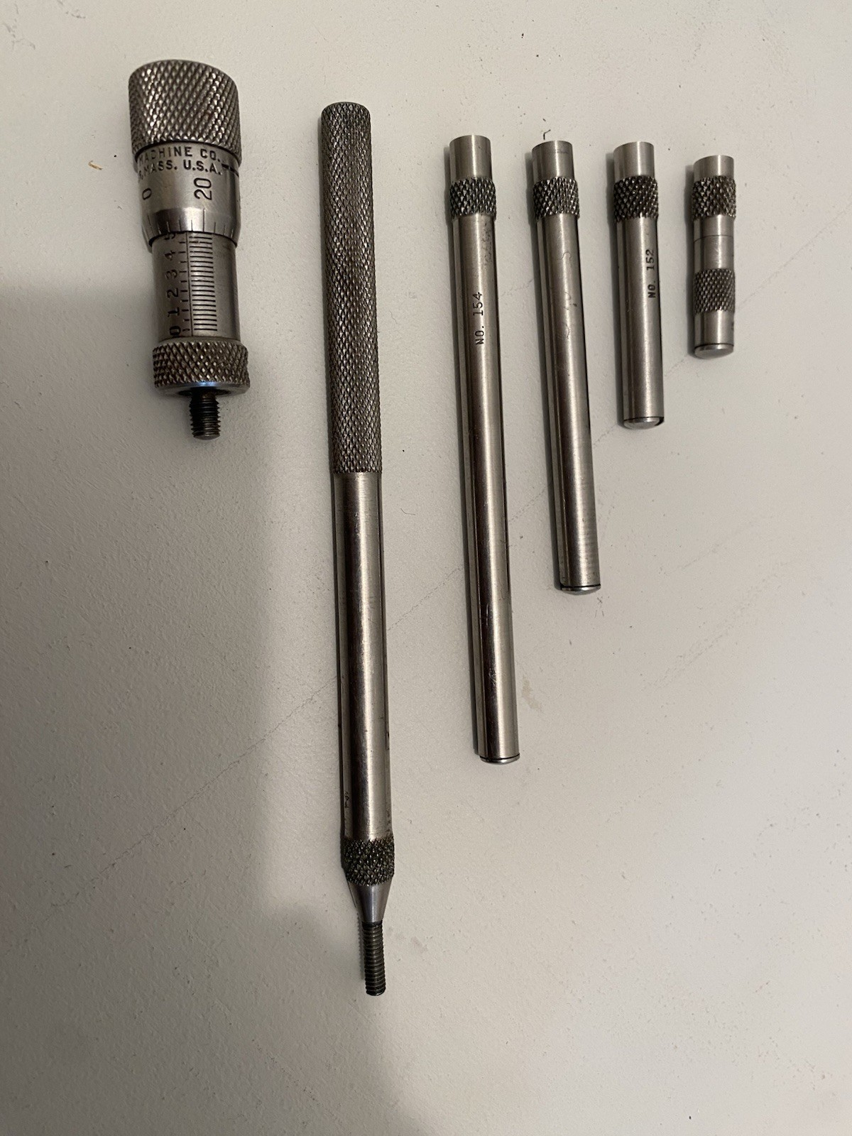 Vintage Fleming Manufacturing 1225 Inside Micrometer Set
