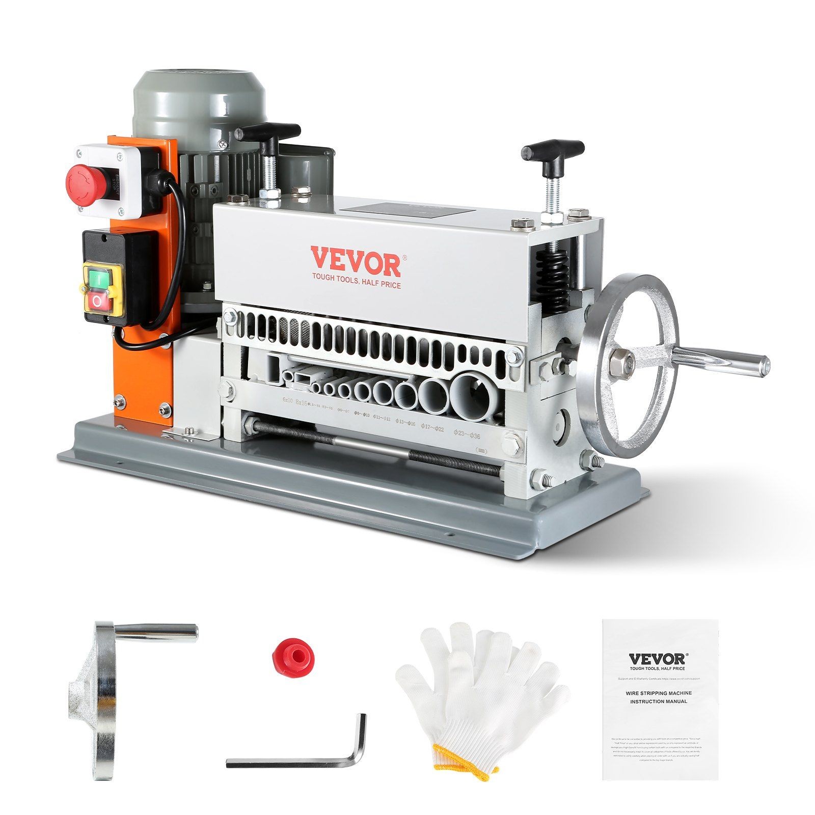 1.42'' 370W 88ft/min 11-Ch Automatic Wire Stripper & Cable Peeler