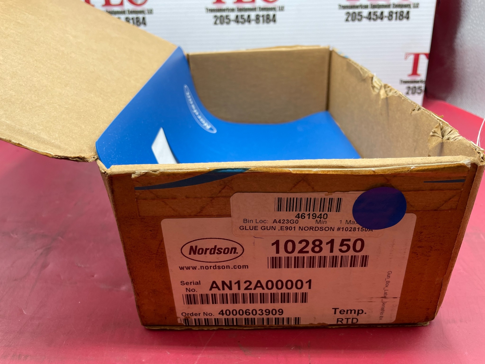 Nordson E901 GLUE APPLICATOR