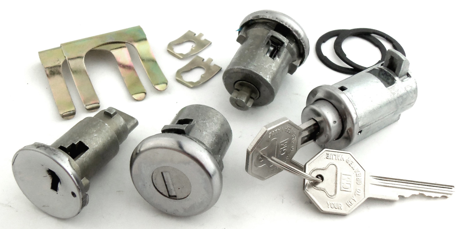 Ignition Door and Glovebox Lock Set 1967-1968 Chevy and GMC Pickup Trucks