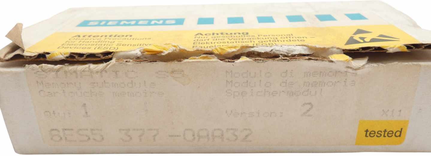 Siemens SIMATIC S5 6ES5377-0AA32 6ES5 377-0AA32 E:02 Memory Module -Unused/Original Packaging-