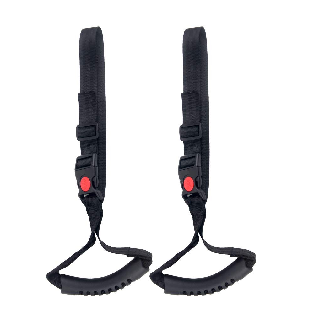 ZipSeven Car Handle 2 Piece Portable Automotive Handle Assistance Mobility Ai...