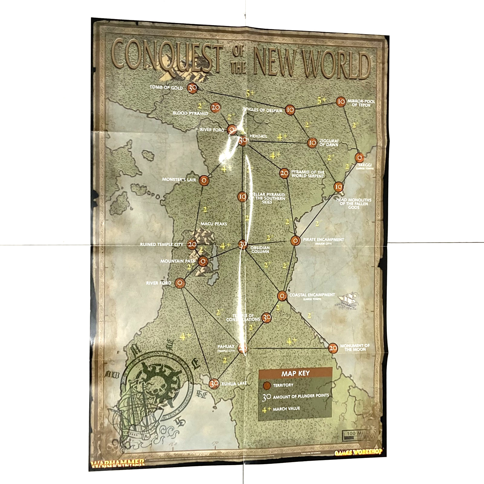 Warhammer Fantasy New World Double Sided Poster - Warhammer Games Workshop R215
