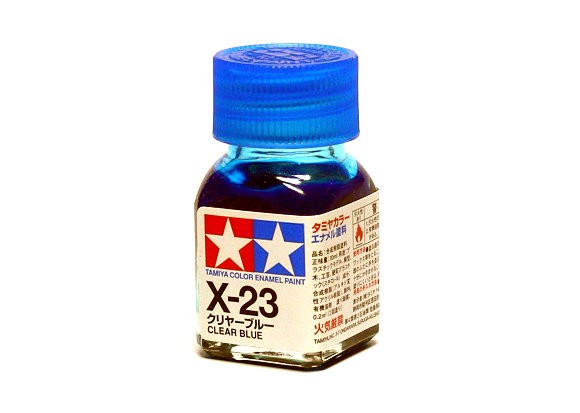 TAMIYA Model Color Enamel Paint X-23 Clear Blue Net 10ml 80023