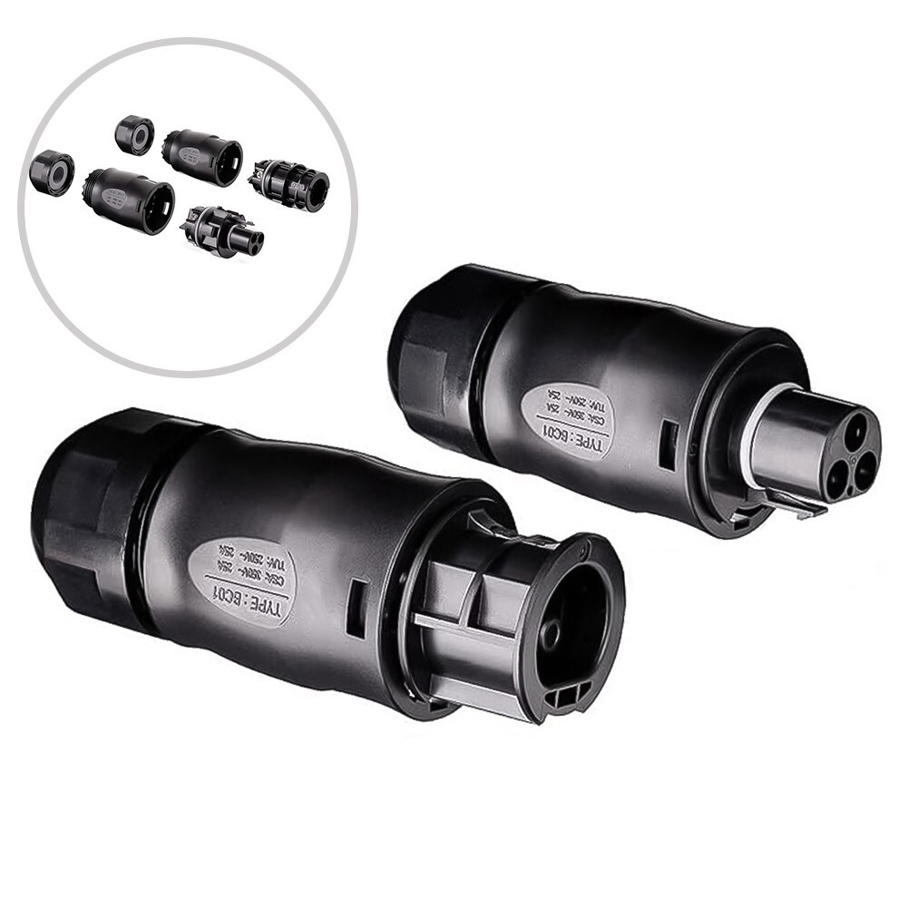 Secure and Efficient AC Socket and Plug for Inverters Easy Installation