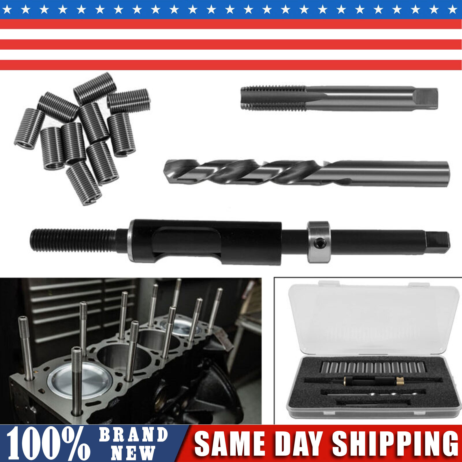 35119S M11 x 1.5 Head Bolt Thread Repair Kit for Cadillac, Honda, Toyota, Nissan