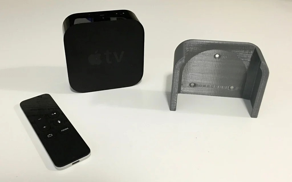 Apple TV Wall Mount 4th, 5th, 6th And Current Gen Adhesive Included