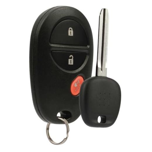 Keyless Entry Remote Fob + Ignition Key (fits Toyota GQ43VT20T G) t-20t-3b + g