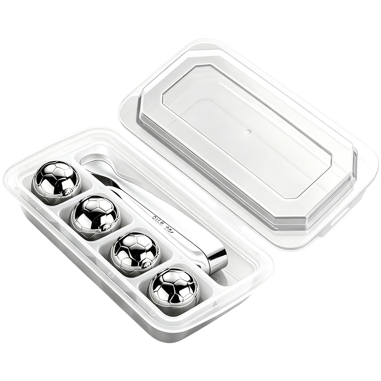 Whiskey Balls Reusable Stainless Steel Metal Ice Sphere Cubes Beverage Chilling