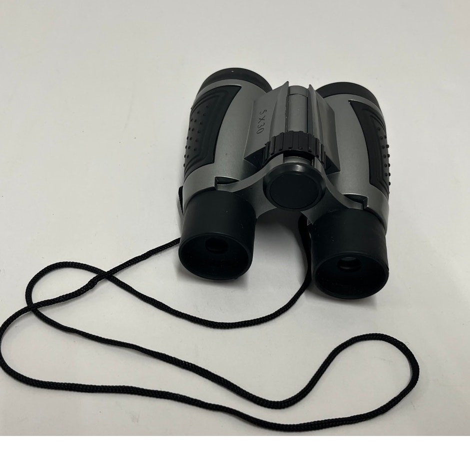 Compact Binoculars 5x30 w/ Neck Strap Black