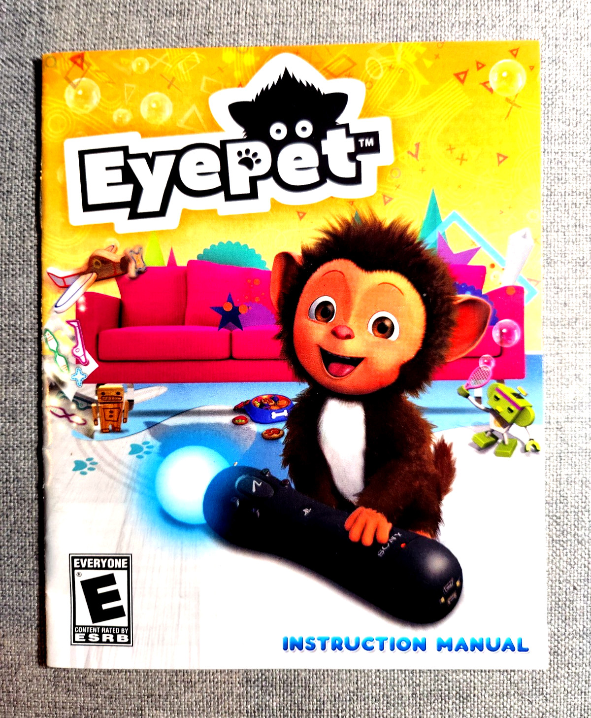 EyePet Instruction Booklet - Manual Only - PlayStation 3