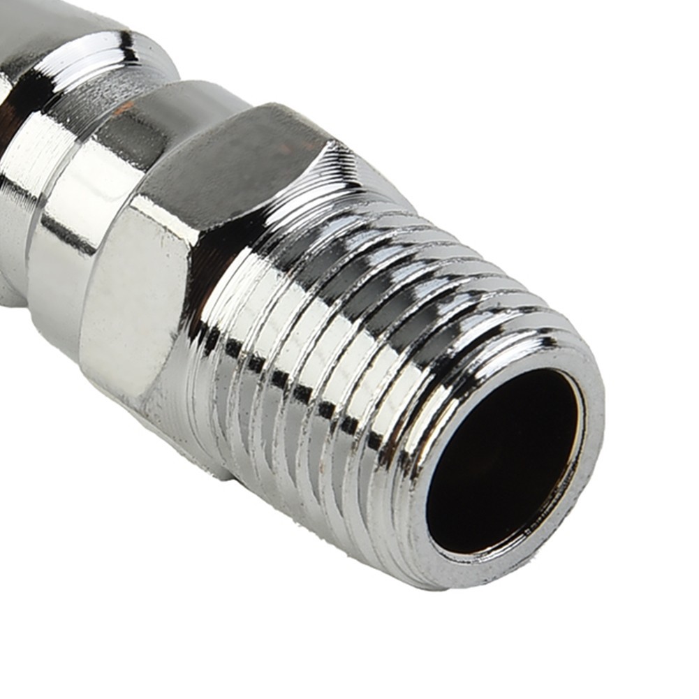 Thread Adapter Air Fitting Coupling Silver Thread (20PM) W:15 H:15 L:50