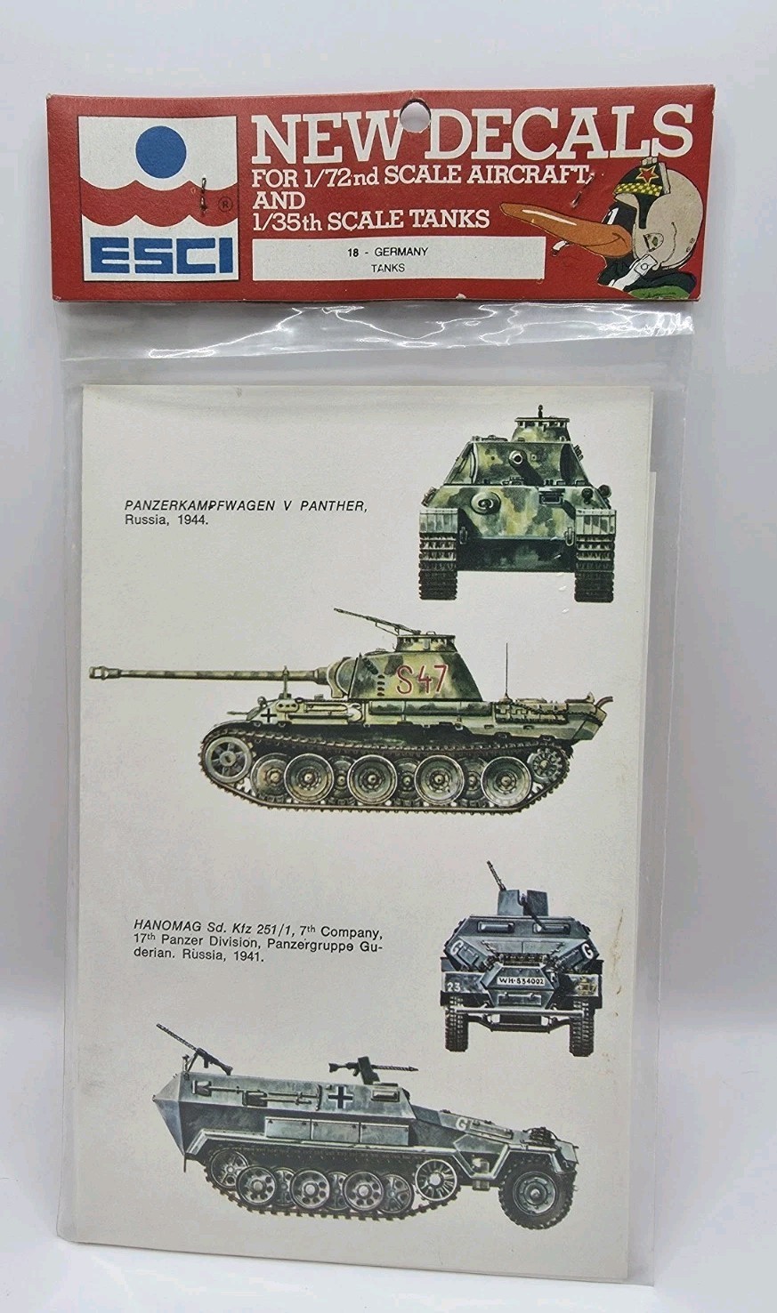 ESCI Aircraft and Tanks Decals #18 Germany